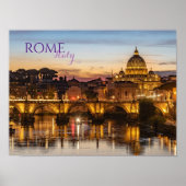 Rome Italië Schilderachtig Landschap Poster (Voorkant)