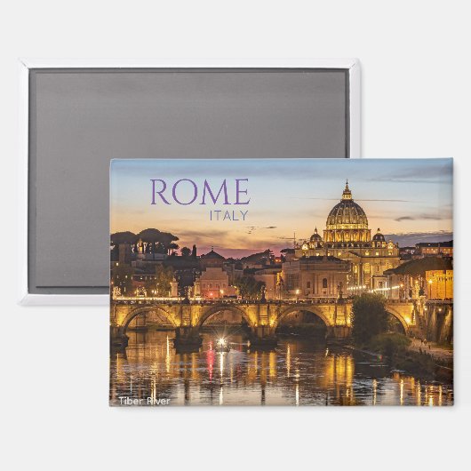 Rome Italië Schilderachtig magneet Reizen Souvenir (Voorkant / Achterkant)