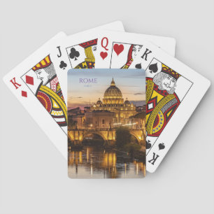 Rome Italië Schilderachtig magneet Reizen Souvenir Pokerkaarten