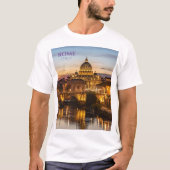 Rome Italië Schilderachtig Tshirt Mannen Reis Souv (Voorkant)