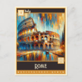 Rome, Italië |  schilderij Briefkaart (Voorkant)