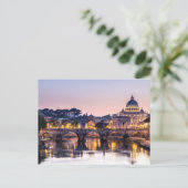 Rome Italië - Sint-Peters Cathedraal Briefkaart (Staand voorkant)