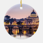 Rome Italië - Sint-Peters Cathedraal Keramisch Ornament (Achterkant)