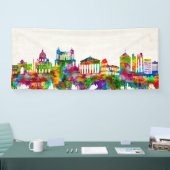 Rome Italië Skyline Spandoek (Beurs)