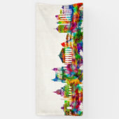 Rome Italië Skyline Spandoek (Verticaal)