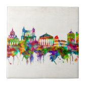 Rome Italië Skyline Tegeltje (Voorkant)