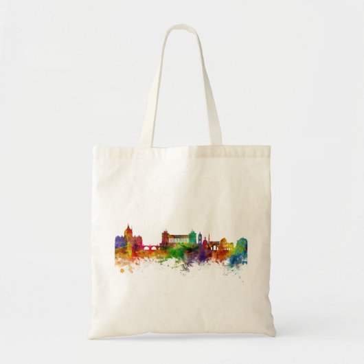 Rome Italië Skyline Tote Bag (Voorkant)