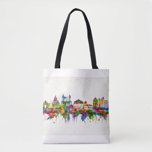 Rome Italië Skyline Tote Bag (Voorkant)