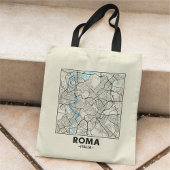 Rome, Italië, Stadsplatastas Tote Bag