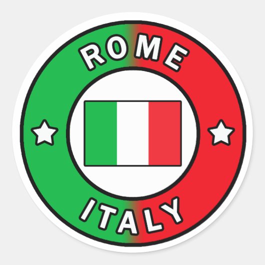 Rome Italië Sticker (Voorkant)