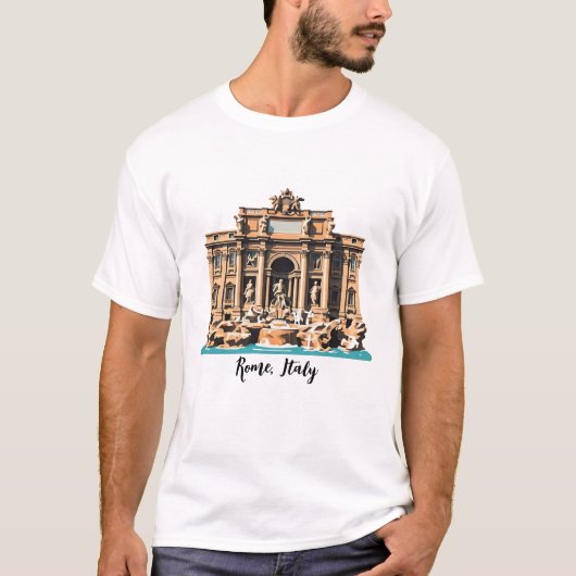 Rome Italië T-shirt (Voorkant)