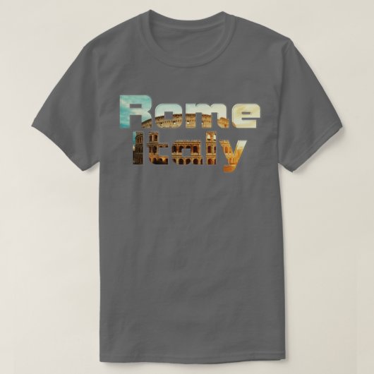 Rome Italië T-shirt (Design voorkant)