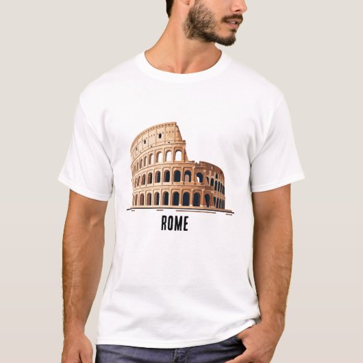 Rome Italië T-shirt (Voorkant)