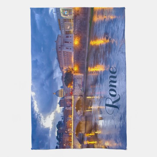 Rome Italië Theedoek (Verticaal)