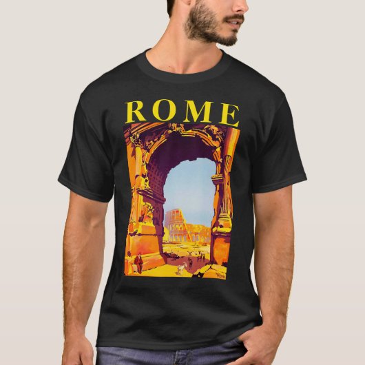 Rome, Italië  Toerisme Reizen T-shirt (Voorkant)