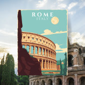  Rome Italië Travel Colosseum Briefkaart