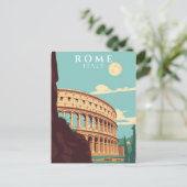  Rome Italië Travel Colosseum Briefkaart (Staand voorkant)