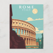  Rome Italië Travel Colosseum Briefkaart (Voorkant)