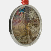 Rome Italië Travel Vacation Holiday Metalen Ornament (Rechts)