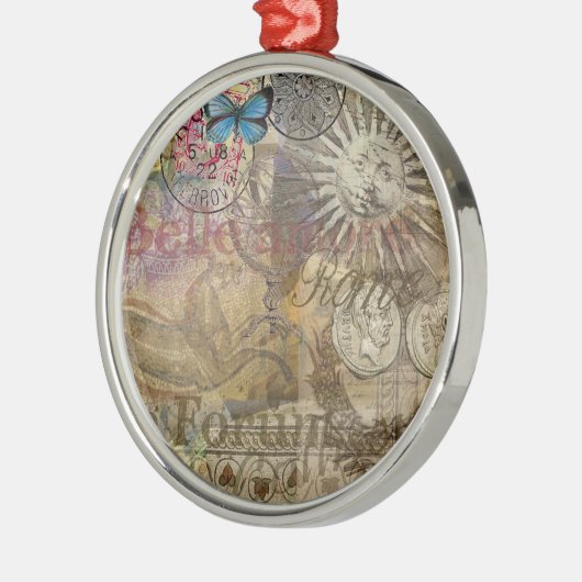 Rome Italië Travel Vacation Holiday Metalen Ornament (Links)