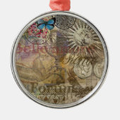 Rome Italië Travel Vacation Holiday Metalen Ornament (Voorkant)