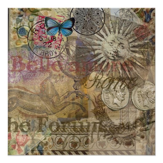 Rome Italië Travel Vacation Holiday Perfect Poster (Voorkant)