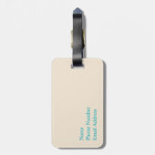 Rome, Italië: Trevifontein  stijl Bagagelabel (Achterkant verticaal)