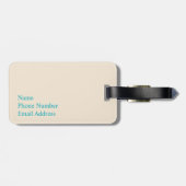 Rome, Italië: Trevifontein  stijl Bagagelabel (Achterkant horizontaal)