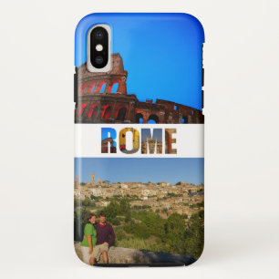 Rome Italië Vacatie 2 Foto's Collage Case-Mate iPhone Case