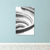 Rome Italië, Vaticaan Trap 2 Canvas Afdruk (Insitu (Houten vloer))
