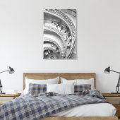 Rome Italië, Vaticaan Trap 3 Canvas Afdruk (Insitu (Slaapkamer))