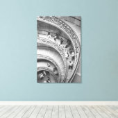 Rome Italië, Vaticaan Trap 3 Canvas Afdruk (Insitu (Houten vloer))