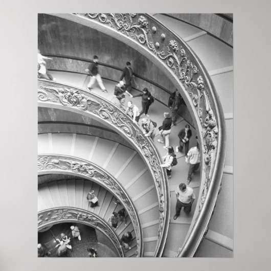 Rome Italië, Vaticaanse Trap 3 Poster (Voorkant)