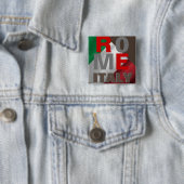 rome italië vierkante button 5,1 cm (In situ)