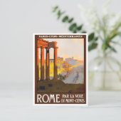 Rome Italië vintage Briefkaart (Staand voorkant)