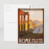 Rome Italië vintage Briefkaart (Voorkant / Achterkant)