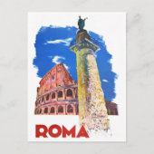 Rome Italië vintage Briefkaart (Voorkant)