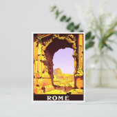 Rome Italië vintage Briefkaart (Staand voorkant)