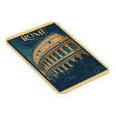 Rome Italië Vintage Colosseum Magneet (Rechterzijde)