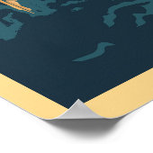 Rome Italië Vintage Colosseum Poster (Hoek)