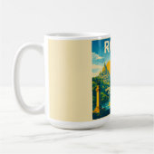 Rome Italië Vintage Reisposter Mok (Links)