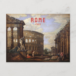 Rome Italië Vintage Reizen Italiaans Roma Renaissa Briefkaart