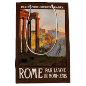 Rome Italië Vintage Travel gift Medium Cadeauzakje (Voorkant)