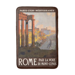 Rome Italië Vintage Travel Poster badmatten