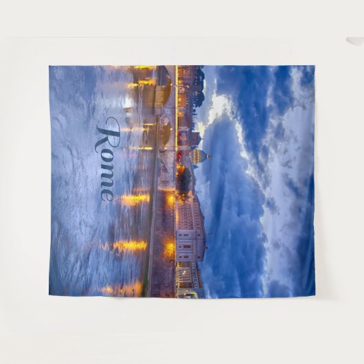 Rome Italië Wandkleed (Voorkant (horizontaal))