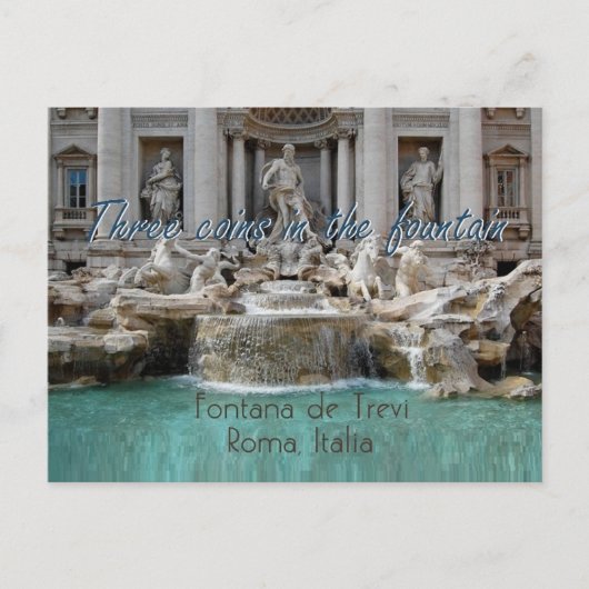 ROME Italy Briefkaart (Voorkant)