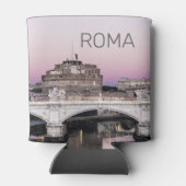 Rome Italy Castel Sant'Angelo Bridge Sunset Blikjeskoeler (Achterkant)