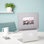 Rome Italy Castel Sant'Angelo Bridge Sunset Sticker (Laptop op bureau)