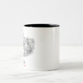 Rome - Italy - City Centre Tweekleurige Koffiemok (Center)