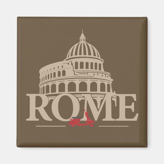 Rome Italy Europe Magneet (Voorkant)